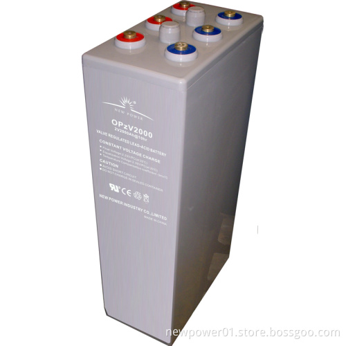Solar Battery 2V 2000ah Tubular Gel Lead Acid Battery (OPzV2000)